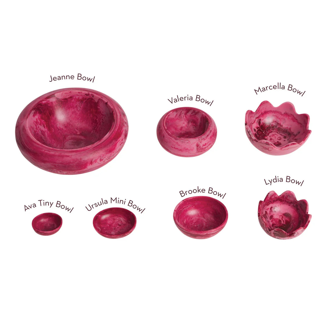 Marcella Bowl - Crimson