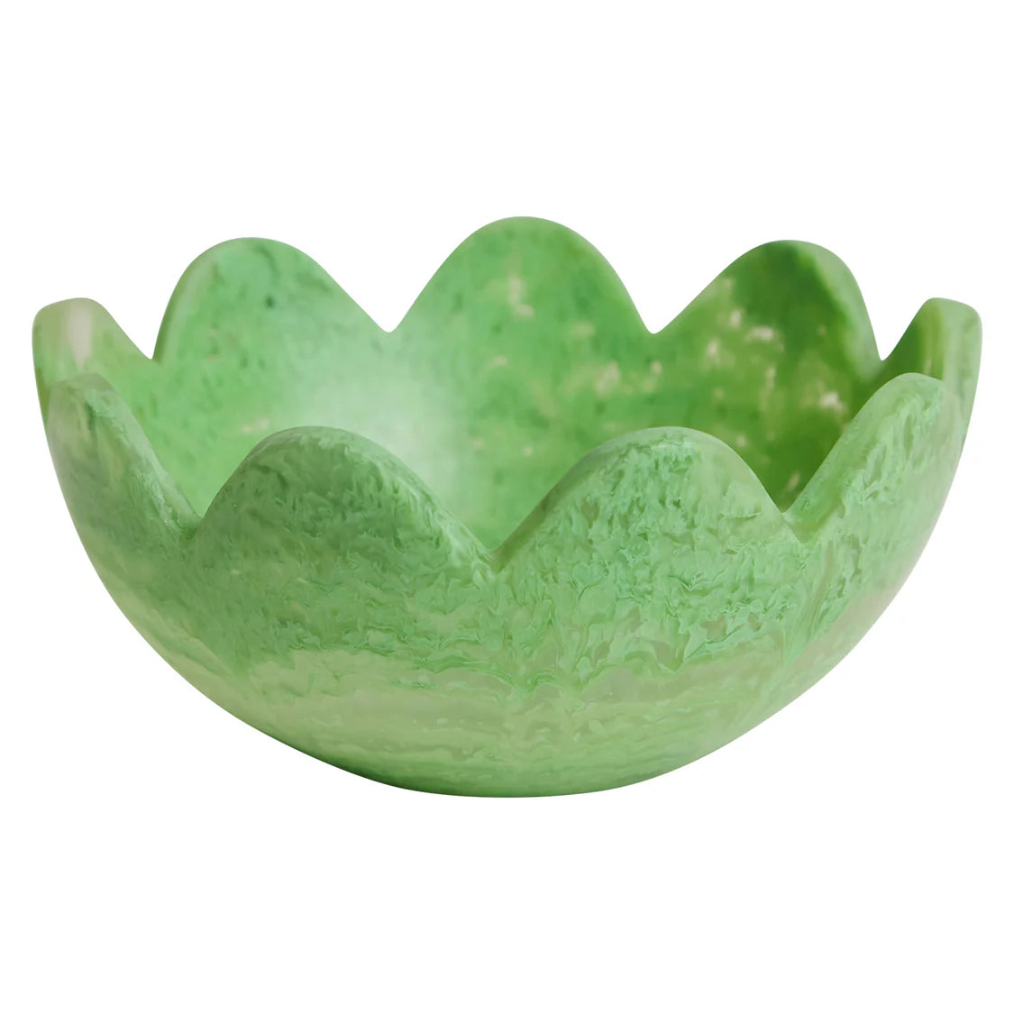 Emerald Petal Bowl