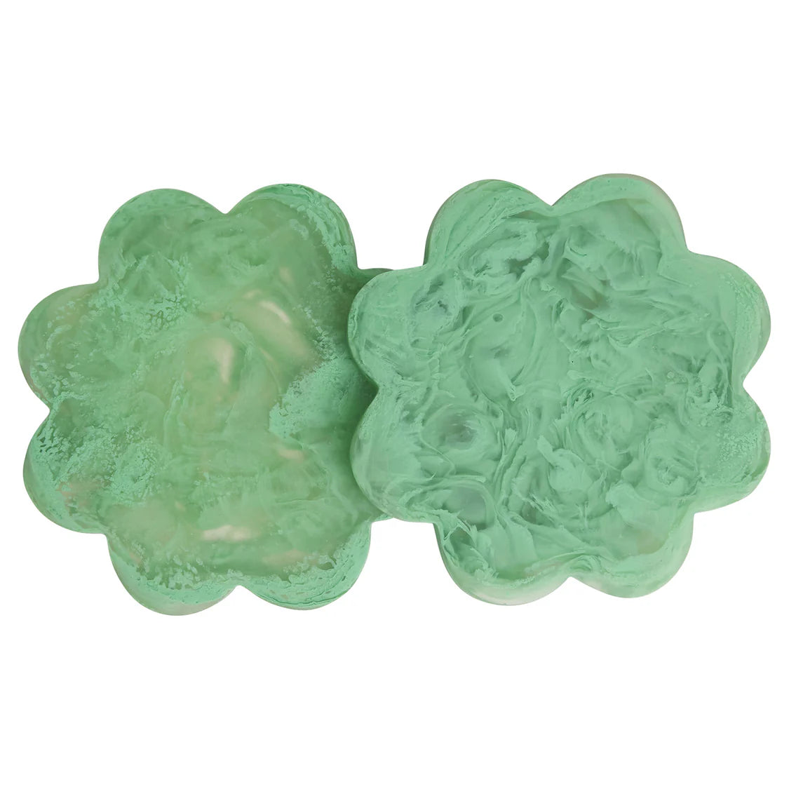 Cecilia Coasters - Emerald - Set of 2