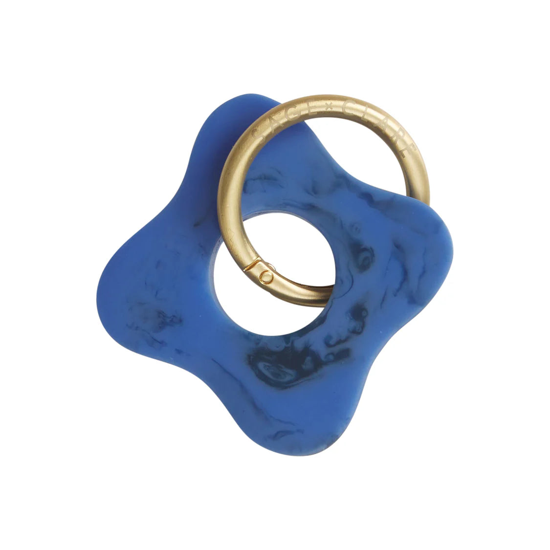 Carla Keyring - Azure