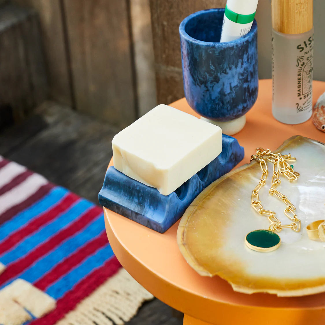 Denise Soap Dish - Azure