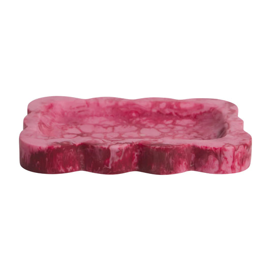 Beau Small Tray - Crimson