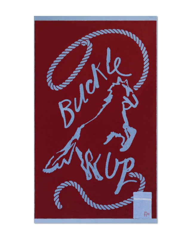 Buckle Up Premium Cotton Beach Towel