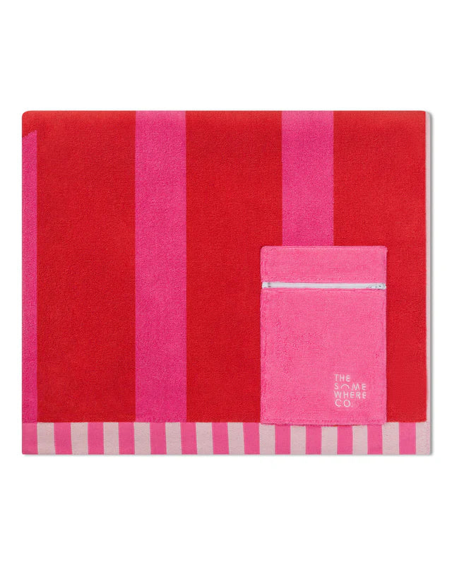 Sunny Side Premium Cotton Beach Towel