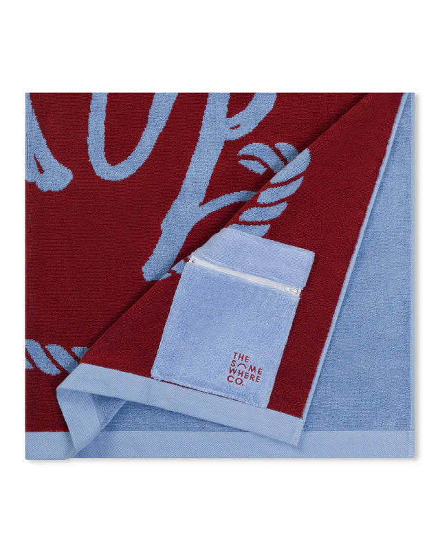 Buckle Up Premium Cotton Beach Towel