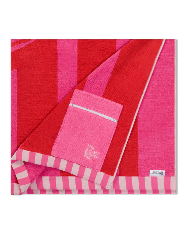 Sunny Side Premium Cotton Beach Towel