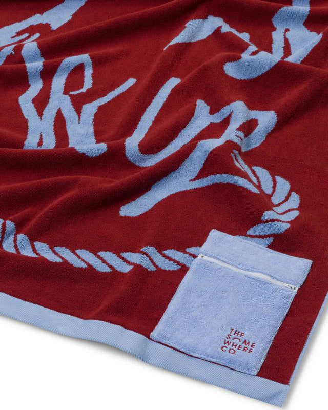 Buckle Up Premium Cotton Beach Towel