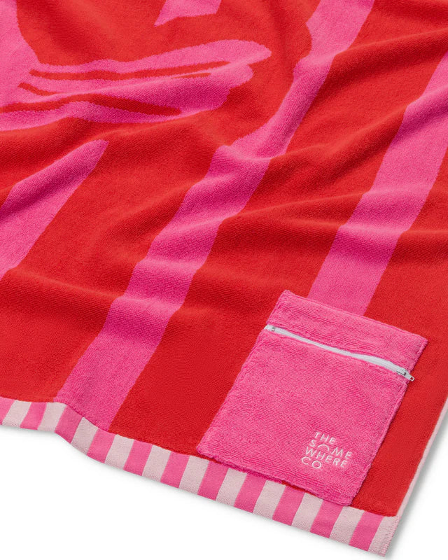 Sunny Side Premium Cotton Beach Towel