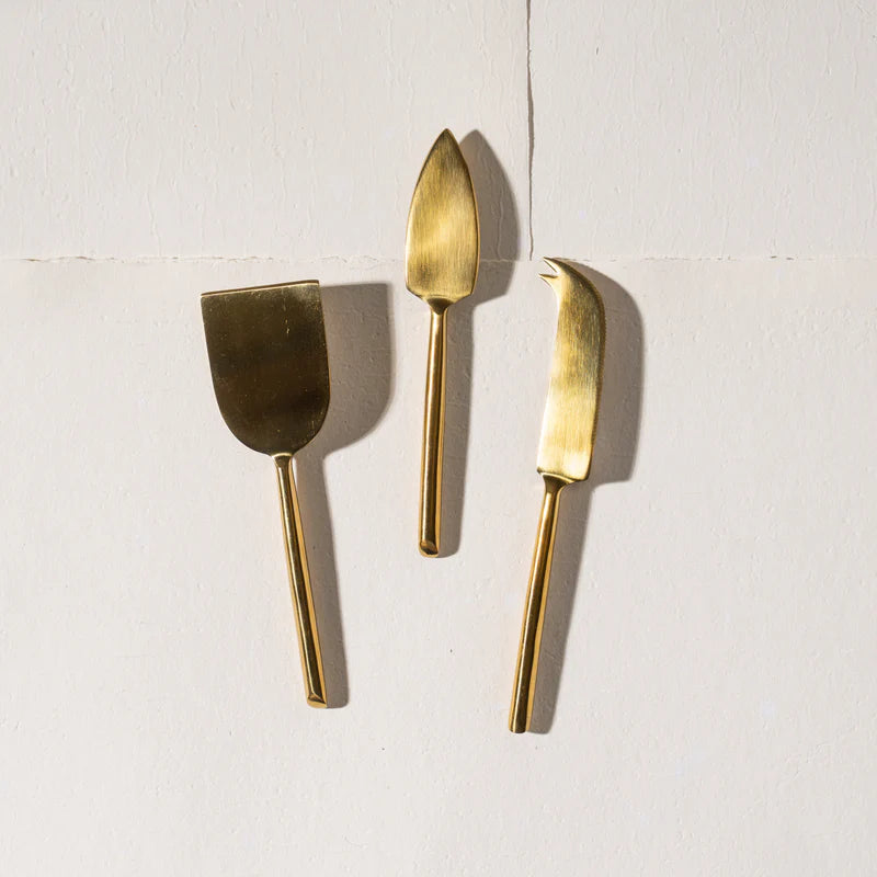 Zoya Brass Cheese Set