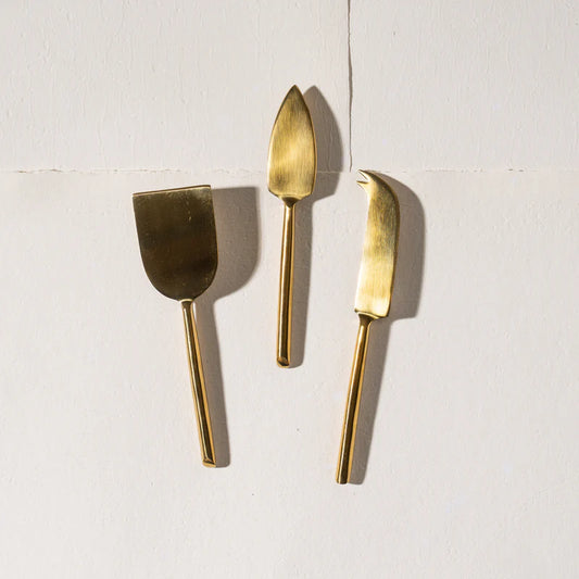 Zoya Brass Cheese Set