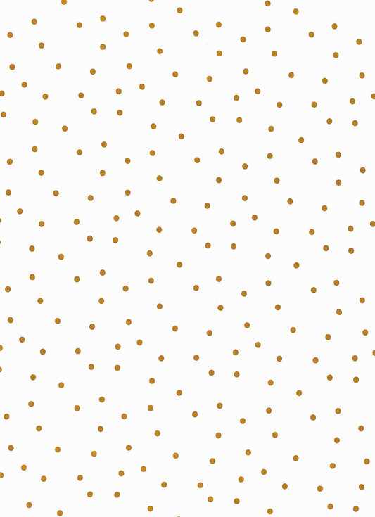 Butterscotch Spot Cot Fitted Sheet