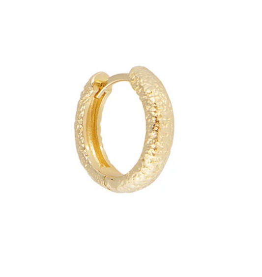 Antique Gold Midi Hoops