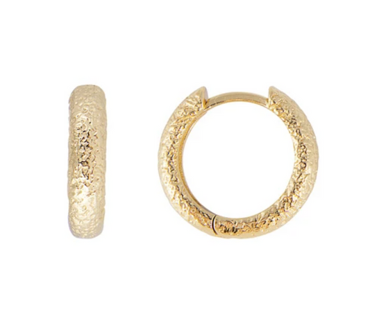 Antique Gold Midi Hoops