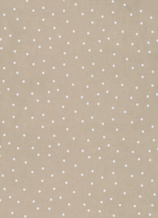 Natural Spot Linen Fitted Cot Sheet