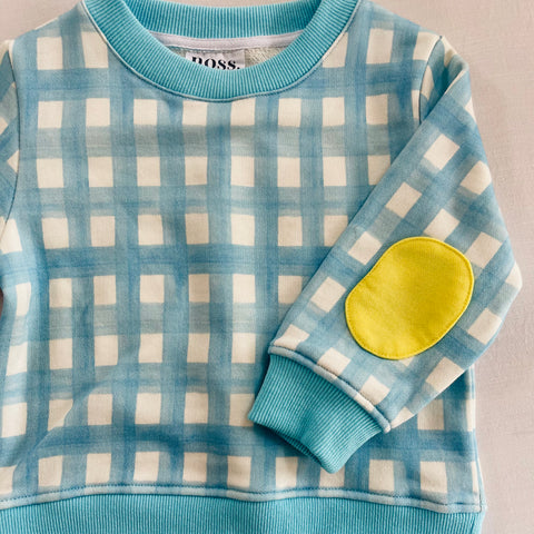 Blue Gingham Jumper